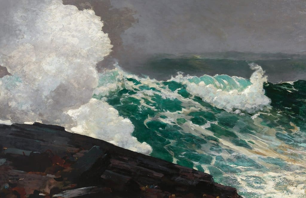 Winslow Homer (American, 1836–1910) | Northeaster | 1895; reworked by 1901