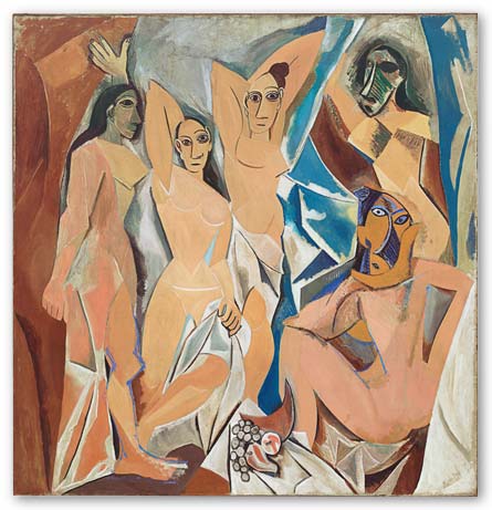 Les Demoiselles d'Avignon, Picasso 1907 - la rupture