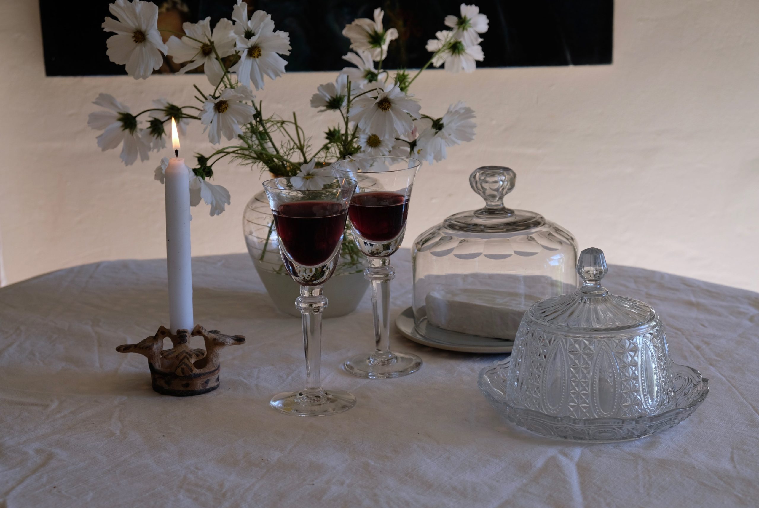 Cloche à fromage en cristal taillé - Regard au Pluriel